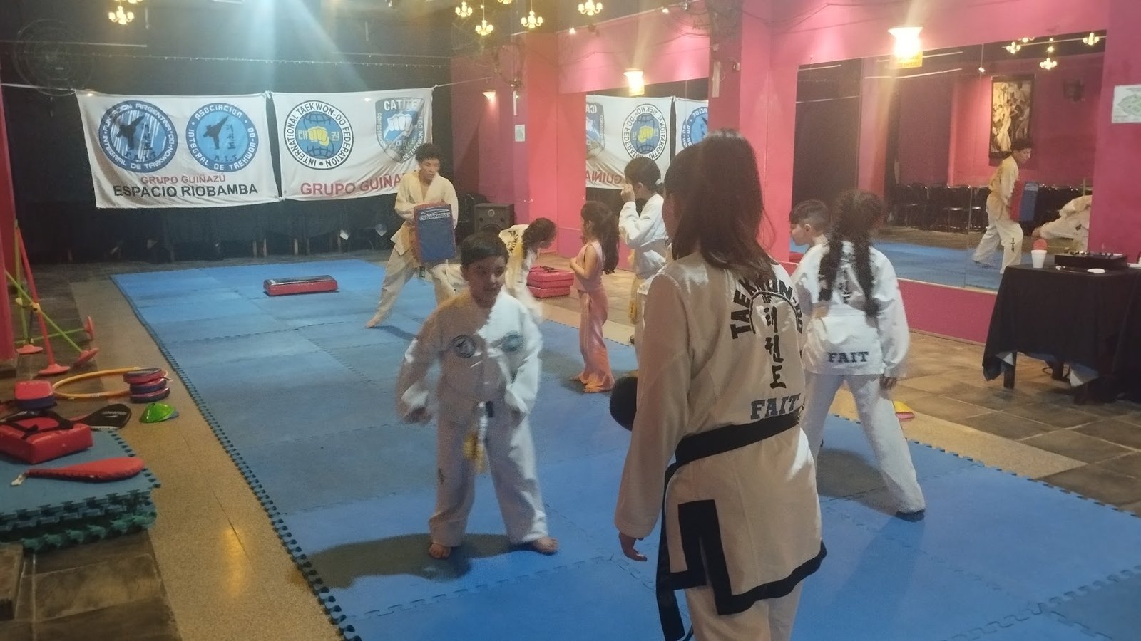 Clase infantil en Riobamba
